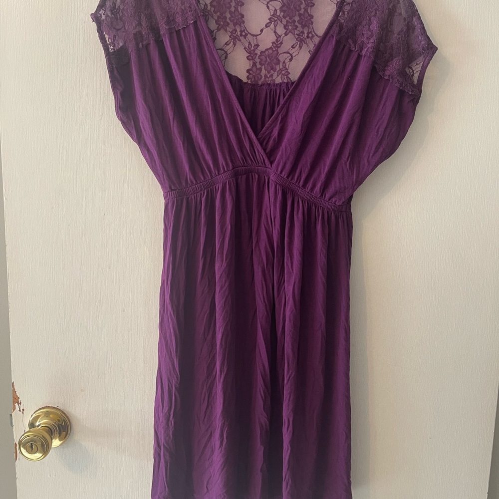 Lush Purple Lace Dress